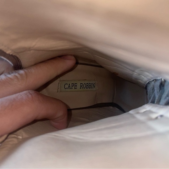 Taupe 🍁 Suede lace up heels fall heels stiletto pumps zipper heels - Picture 9 of 11